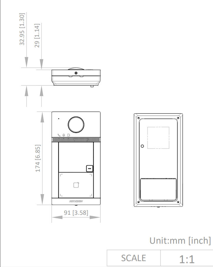 HikVision DS-KV8113-WME1(C) Вызывная панель 