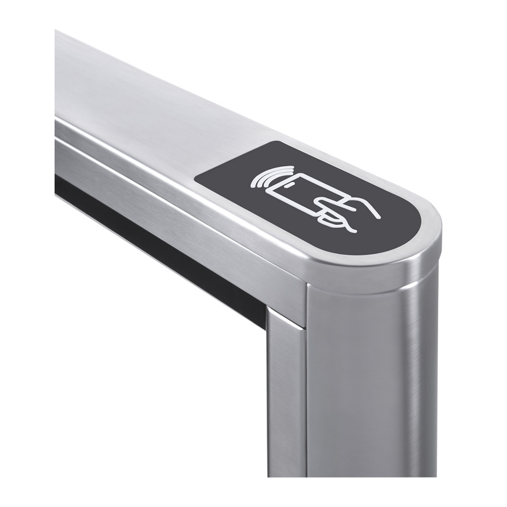 PERCo-ST-11 (STC-11S) (ATG-300) Турникет распашной с крышкой из стали и резины со створками 300 мм