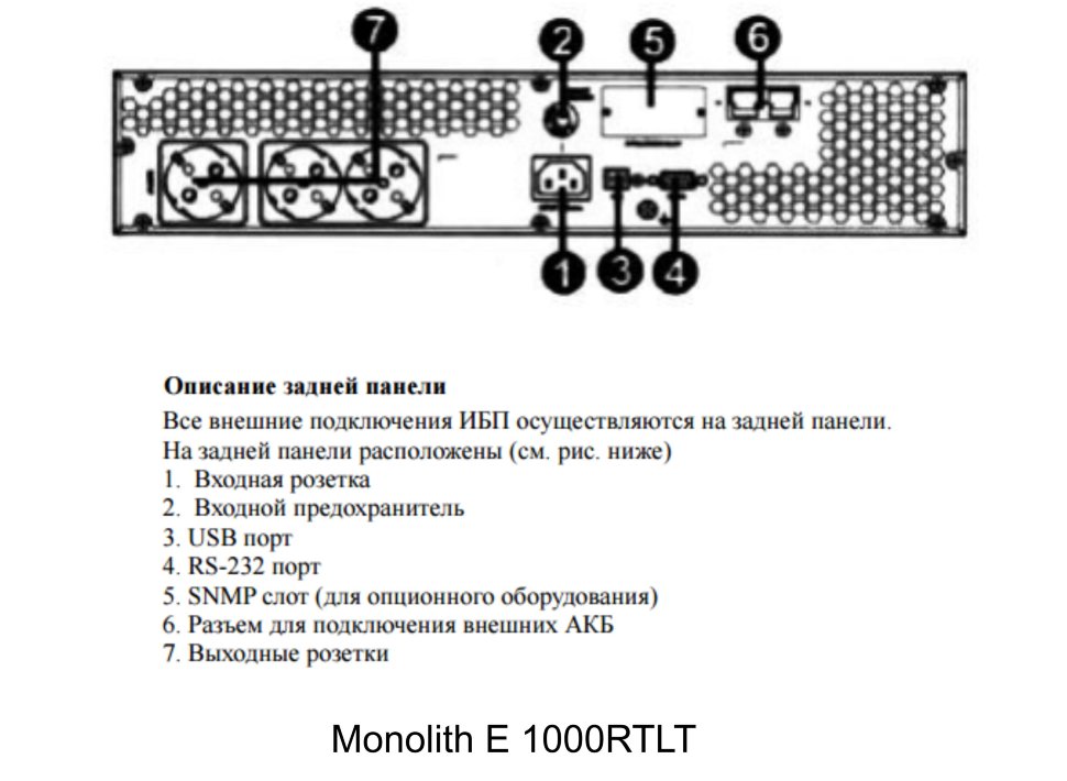 ELTENA Monolith E 1000RТLT UPS