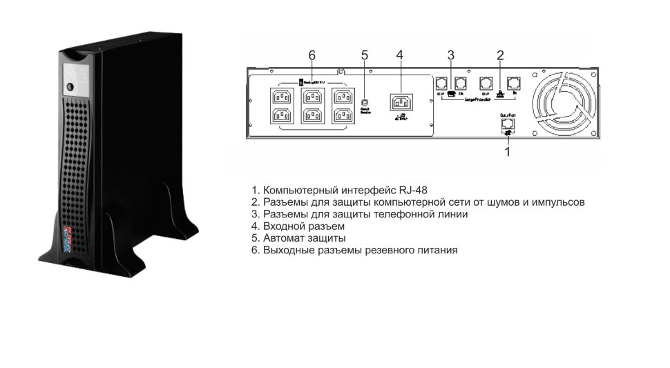 ELTENA Smart Station RT1500 (Rack Tower) UPS