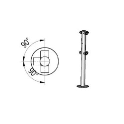 stoyka-ograzdeniya-s-otverstiem-t-obraznaya