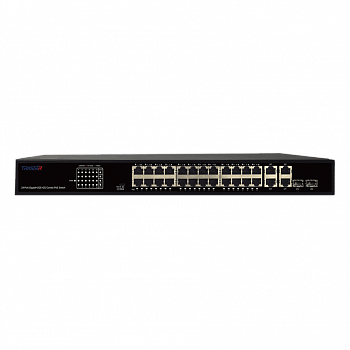 TRASSIR TR-NS14282С-370-24POE Коммутатор TRASSIR TR-NS14282С-370-24POE Коммутатор