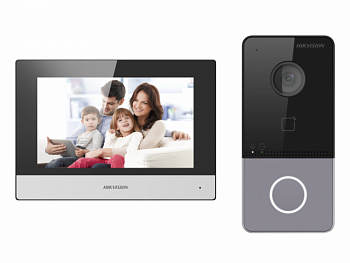 HikVision DS-KIS603-P(C) Комплект видеодомофона  HikVision DS-KIS603-P(C) Комплект видеодомофона