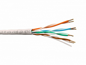 Netko Кабель U/UTP4 cat.5e, 4 пары 24 AWG BC, 305м, нг(А)-HF LSZH