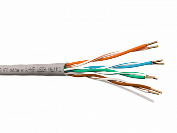 Netko Кабель U/UTP4 cat.5e, 4 пары 24 AWG BC, 305м, нг(А)