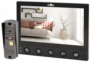 Smartec ST-MS607HS-BK Комплект видеодомофона 7" Smartec ST-MS607HS-BK Комплект видеодомофона 7"