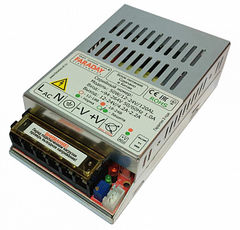 FARADAY 50W/12-24V/120AL Блок питания FARADAY 50W/12-24V/120AL Блок питания