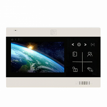 Space Technology ST-М102/4 (S) черный Видеодомофон Space Technology ST-М102/4 (S) черный Видеодомофон