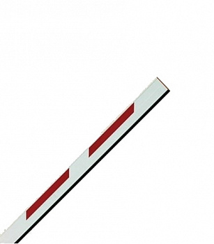 FAAC Стрела прямоугольная со светоотражающими наклейками, 50х100х6000 мм FAAC Стрела прямоугольная со светоотражающими наклейками, 50х100х6000 мм