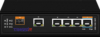 TRASSIR TR-NS15061S-150-4POE Коммутатор TRASSIR TR-NS15061S-150-4POE Коммутатор