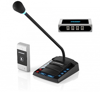 STELBERRY S-640 4-канальное переговорное устройство клиент-кассир STELBERRY S-640 4-канальное переговорное устройство клиент-кассир