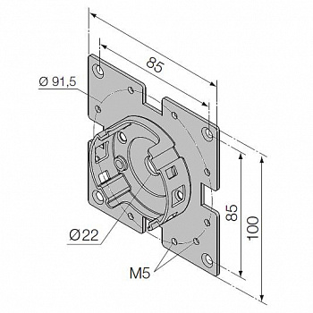 NICE 535.10012 Крепление NICE 535.10012 Крепление