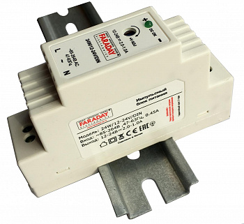 FARADAY 24W/12-24V/DIN Блок питания FARADAY 24W/12-24V/DIN Блок питания