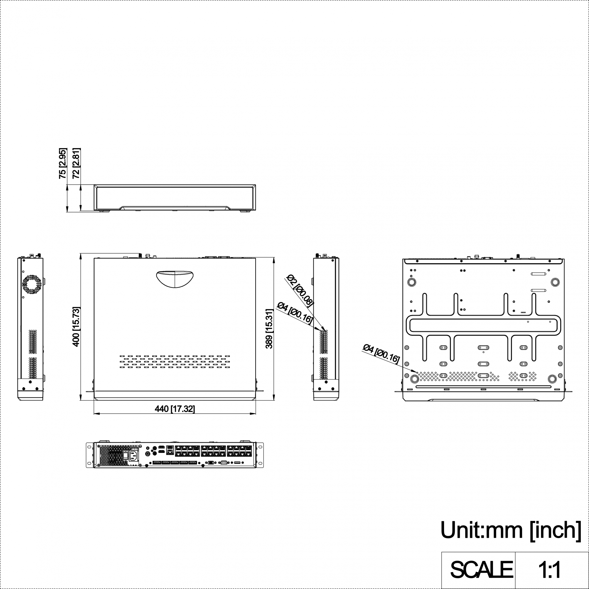 HikVision DS-7732NI-I4/24P видеорегистратор IP