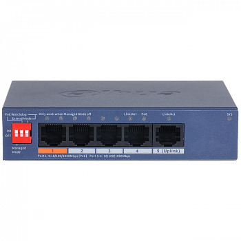 Dahua DH-CS4005-4GT-60 Коммутатор Dahua DH-CS4005-4GT-60 Коммутатор