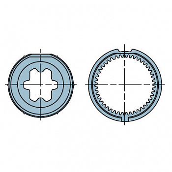 NICE 515.16300 Адаптер для круглого вала NICE 515.16300 Адаптер для круглого вала