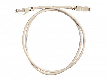 Netko Патч-корд UTP4 cat.6, 1.0м, литой коннектор, серый, CKC