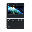 Space Technology ST-M100/4 (S) ЧЕРНЫЙ, (версия 2) Видеодомофон