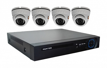 Hunter MHD KIT-4/3 Комплект видеонаблюдения на 4 камеры 2Mp