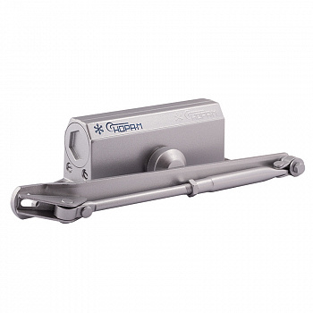 Нора-М 3S бол. Дверной доводчик  (серебро)