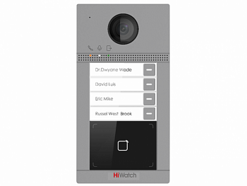 HiWatch VDP-D4214W(B)/Flush Вызывная панель HiWatch VDP-D4214W(B)/Flush Вызывная панель