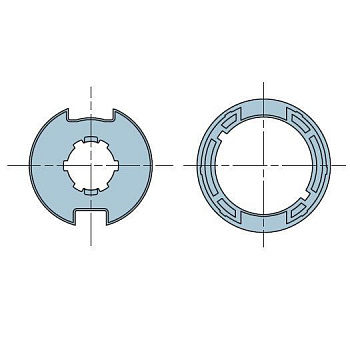 NICE 515.26200 Адаптер для круглого вала NICE 515.26200 Адаптер для круглого вала