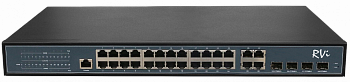 RVi-1NSM24G-4C коммутатор RVi-1NSM24G-4C коммутатор