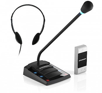 Дуплексное переговорное устройство клиент-кассир STELBERRY S-401 Дуплексное переговорное устройство клиент-кассир STELBERRY S-401