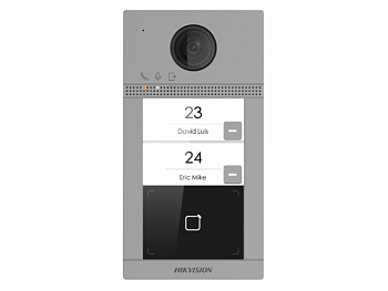 HikVision DS-KV8213-WME1(B)/Flush Вызывная панель  HikVision DS-KV8213-WME1(B)/Flush Вызывная панель