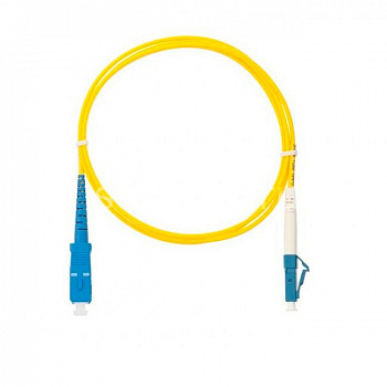 Netko Патч-корд оптический переходной LC-SC/UPC SM Simplex 3.0мм 9/125