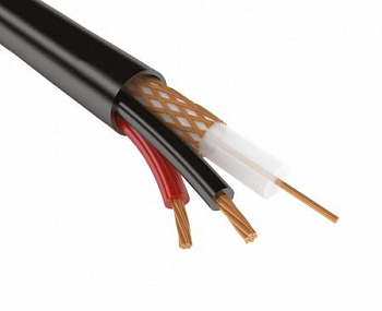 Eletec RG59 B/U+2x0.75 мм2 75 Ом, Outdoor, плоский, с тросом, 500 м Кабель комбинированный Eletec RG59 B/U+2x0.75 мм2 75 Ом, Outdoor, плоский, с тросом, 500 м Кабель комбинированный