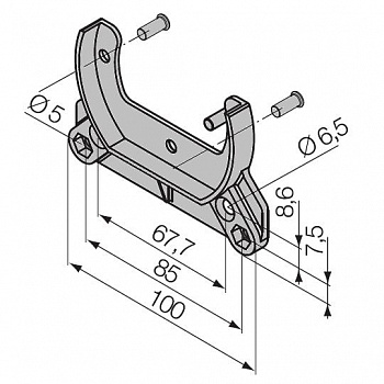 NICE 525.10050 Крепление NICE 525.10050 Крепление