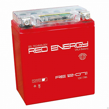 RED ENERGY RE 1207 Аккумулятор гелевый