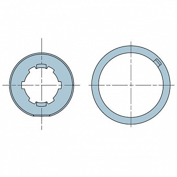 NICE 515.25002 Адаптер для круглого вала NICE 515.25002 Адаптер для круглого вала