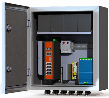 MASTERMANN 8 УТП 8К АКБ 7А Коммутационный термошкаф MASTERMANN 8 УТП 8К АКБ 7А Коммутационный термошкаф