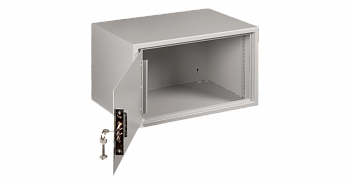 NETLAN EC-WS-075240-GY Настенный антивандальный шкаф с дверью на петлях NETLAN EC-WS-075240-GY Настенный антивандальный шкаф с дверью на петлях