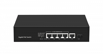 GIGALINK GL-SW-G005-04P(BT) Неуправляемый коммутатор PoE