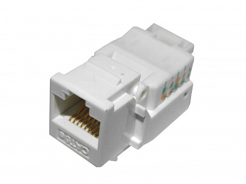 Netko Модуль Keystone неэкранированный, RJ45, cat.5e, 90°, без инструмента, белый, Expert CKC