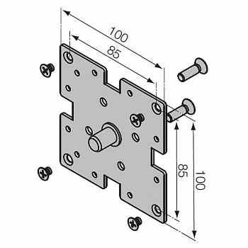 NICE 525.10044 Крепление NICE 525.10044 Крепление