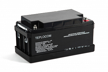 BASTION TEPLOCOM 65Ач Аккумулятор BASTION TEPLOCOM 65Ач Аккумулятор
