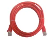 Netko Патч-корд UTP4 cat 5e, 3,0м, ВС, LSZH, красный, литой коннектор Optima
