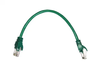 Technolink Патч-корд UTP4 cat 5e, 0,25м, ВС, LSZH, зеленый, литой коннектор