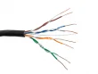 Netko Кабель UTP4 cat.5е, одножильный, 305м, Cu, наружный, Проходит Fluke тест, черный Bronze