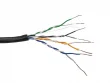 Netko Кабель UTP4 cat.5е, одножильный, 305м, Cu, наружный, Проходит Fluke тест, черный Gold