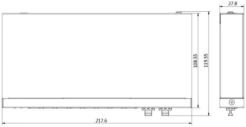 HikVision DS-KAD606-P PoE-коммутатор 