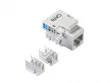Netko Модуль Keystone неэкранированный, RJ45, cat.6, 90°, 110/Krone тип, под инструмент, белый