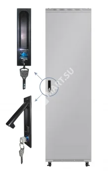 Netko Дверь для шкафа серии Expert 42U Ширина 800, металлическая, серая