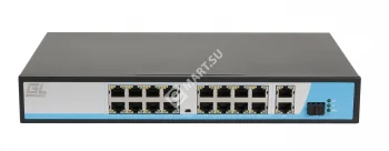 GIGALINK GL-SW-F005-16P Неуправляемый коммутатор PoE
