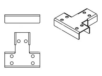 CAME PSGRM003 Накладка Т - образная