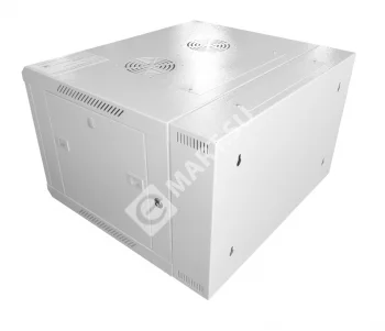 Netko Шкаф настенный 6U серия DUO (600х550х370), 2-х секционный, откидной, передняя дверь металл